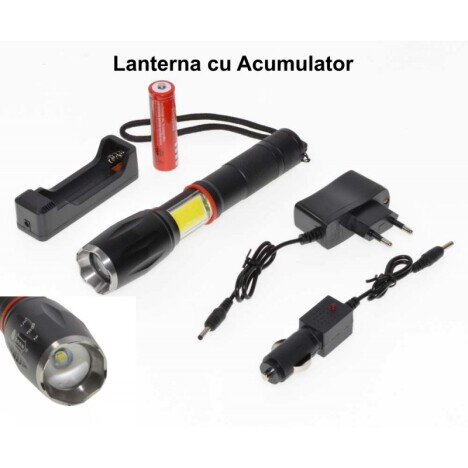 LANTERNA CU LED XML T6 SI ZOOM